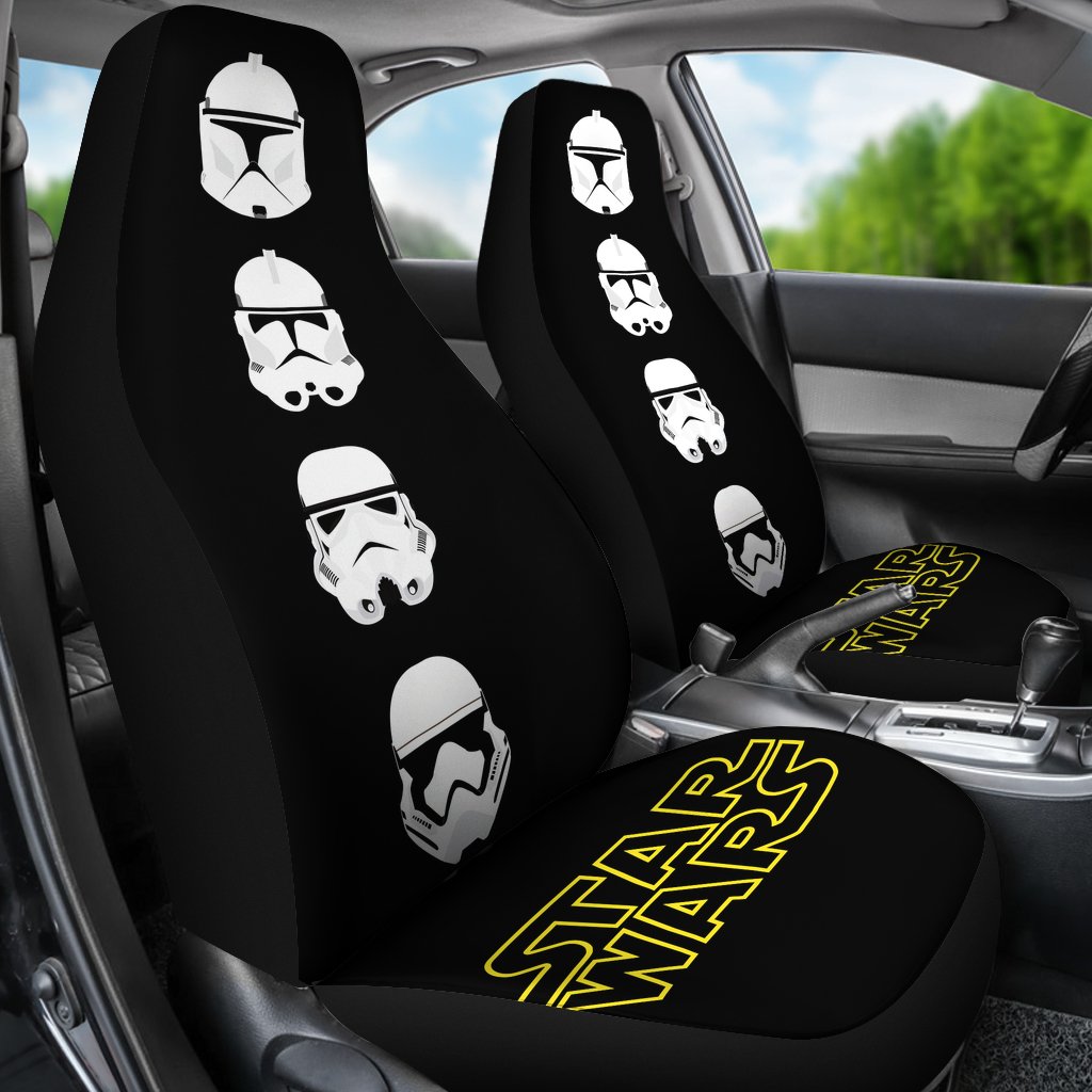 Stormstrooper Head Car Seat Cover