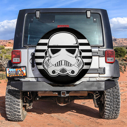 Stormtrooper White Jeep Car Spare Tire Cover