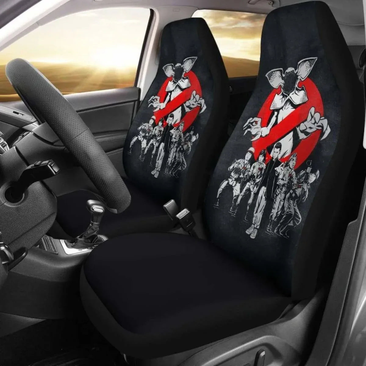 Stranger Things Car Seat Cover - Universal Fit - PersonalizedFury