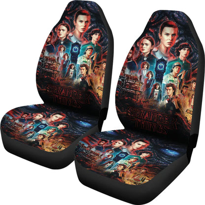 Stranger Things Car Seat Covers Car Accessories - PersonalizedFury