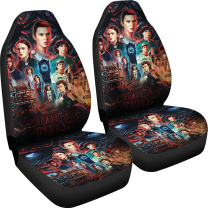 Stranger Things Car Seat Covers Car Accessories - PersonalizedFury