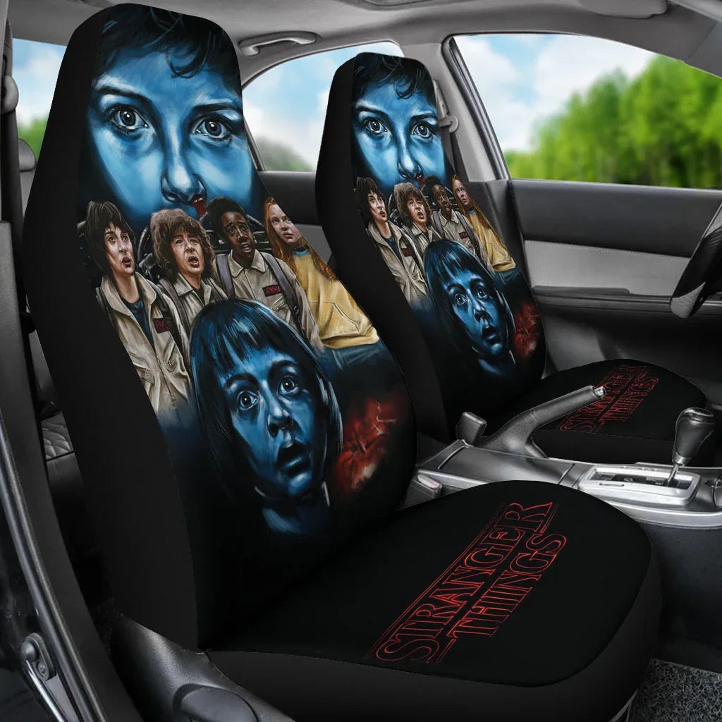 Stranger Things Car Seat Covers Car Accessories - PersonalizedFury