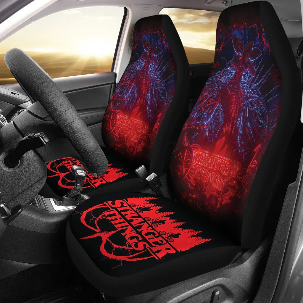 Stranger Things Car Seat Covers Car Accessories - PersonalizedFury