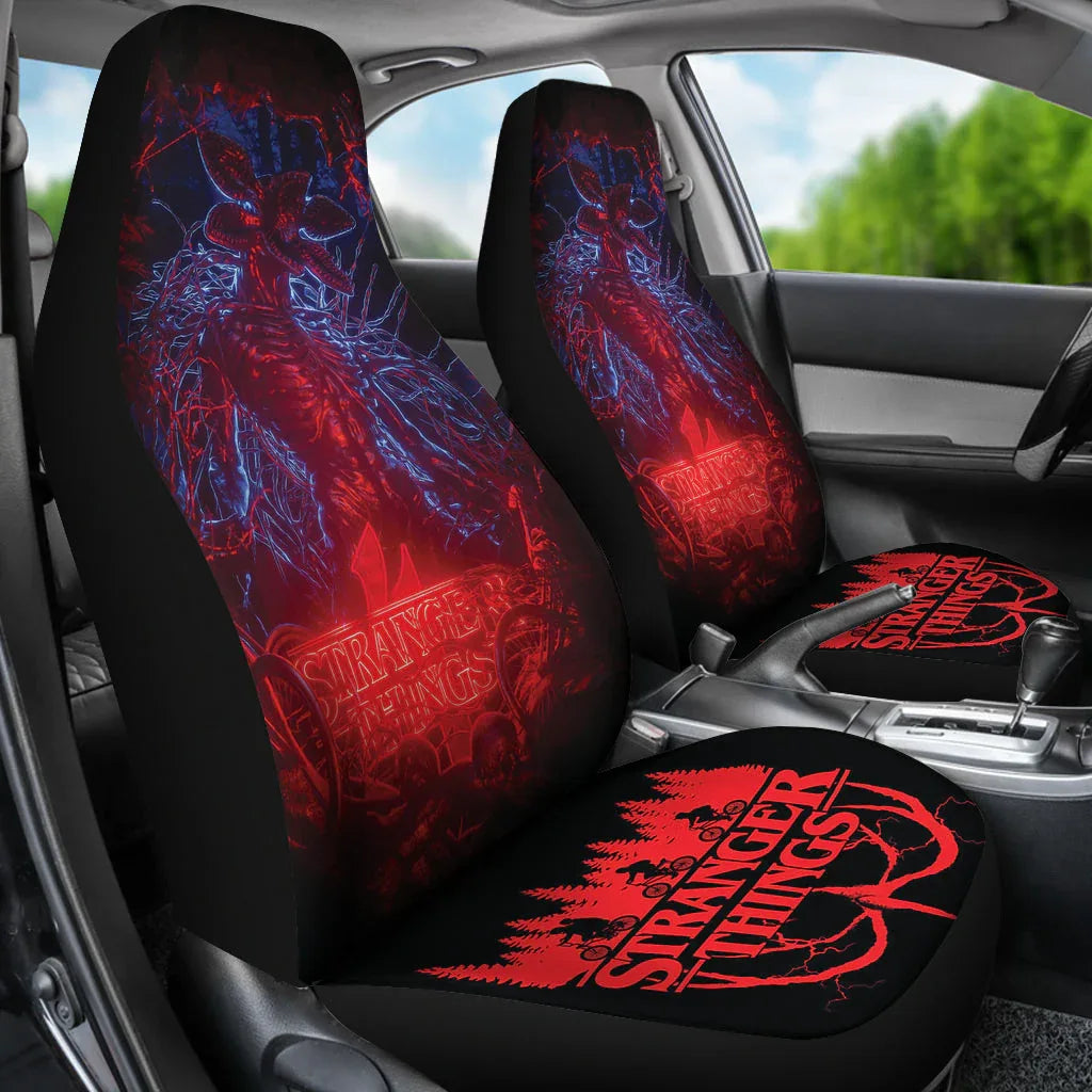 Stranger Things Car Seat Covers Car Accessories - PersonalizedFury