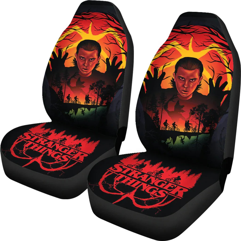 Stranger Things Car Seat Covers Car Accessories - PersonalizedFury