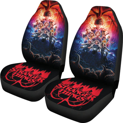 Stranger Things Car Seat Covers Car Accessories - PersonalizedFury