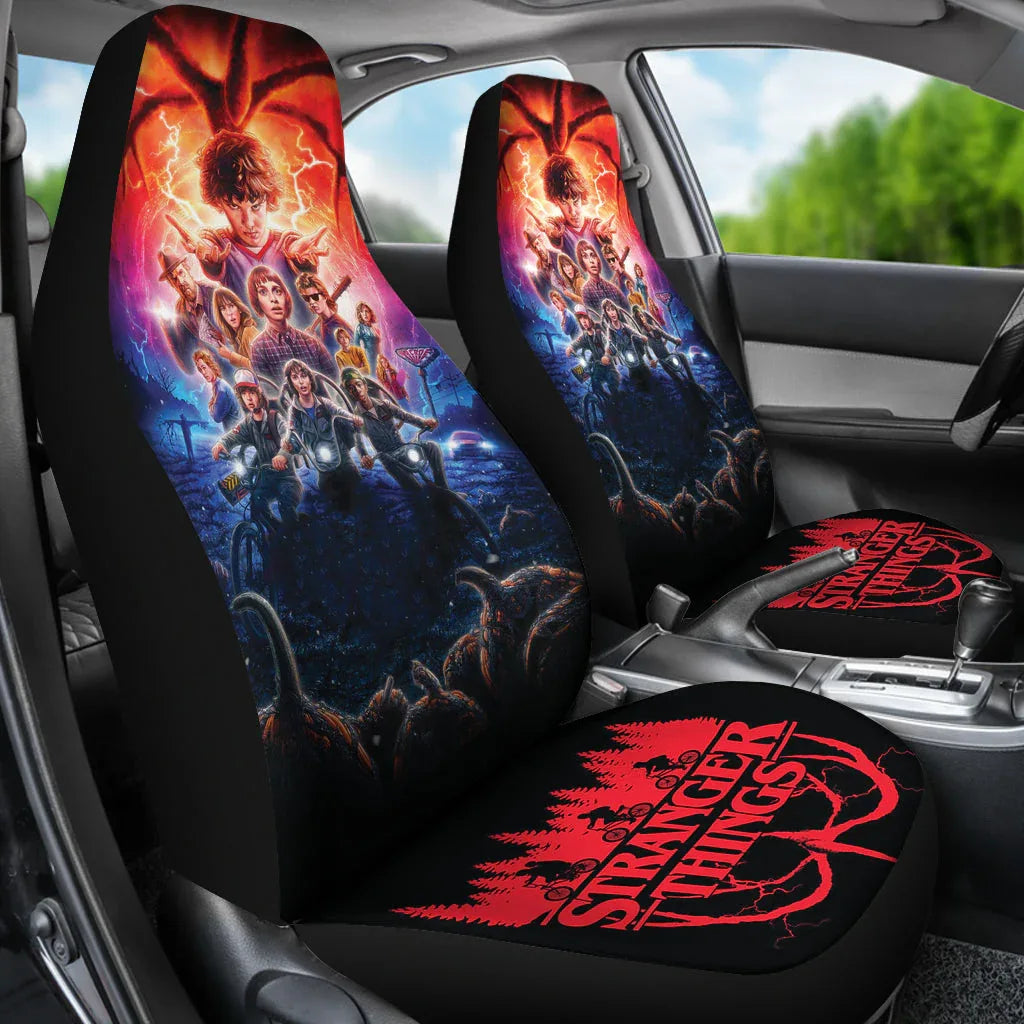 Stranger Things Car Seat Covers Car Accessories - PersonalizedFury
