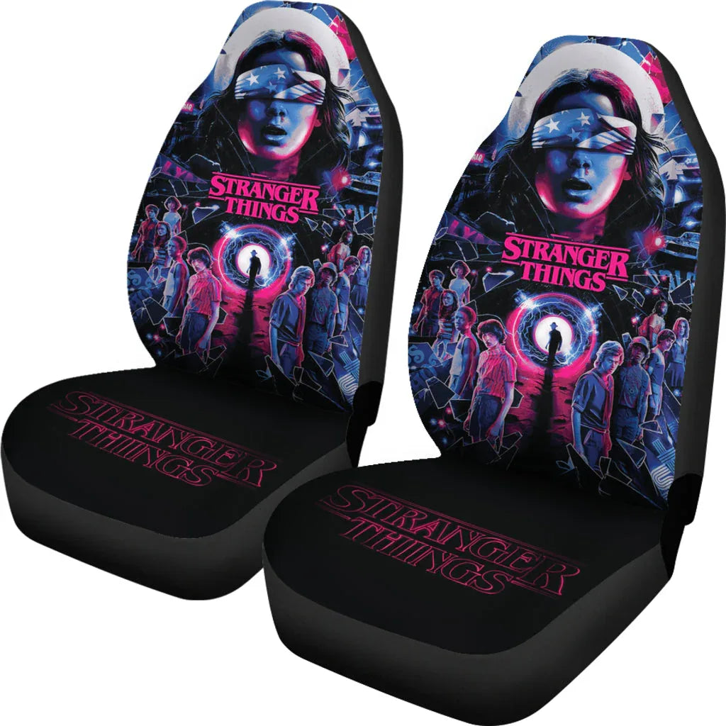 Stranger Things Car Seat Covers Car Accessories - PersonalizedFury
