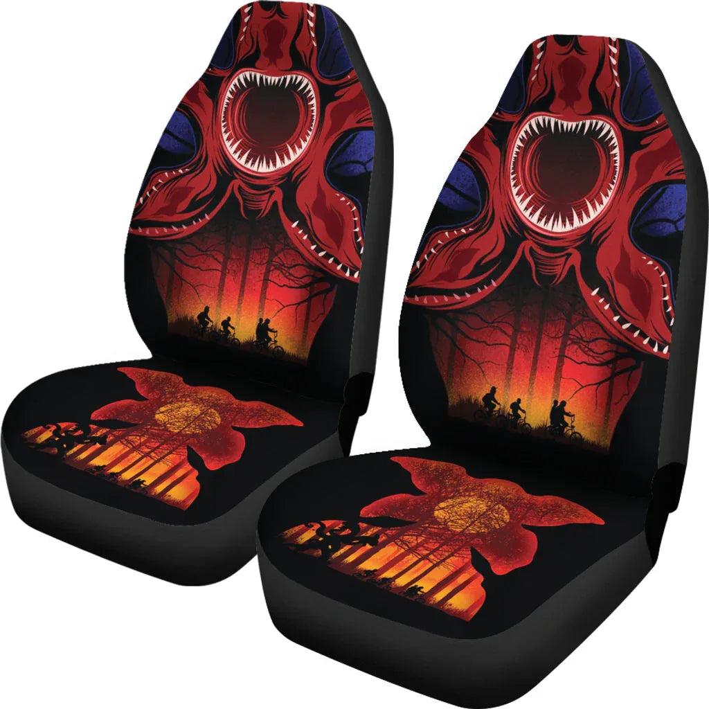 Stranger Things Car Seat Covers Car Accessories - PersonalizedFury