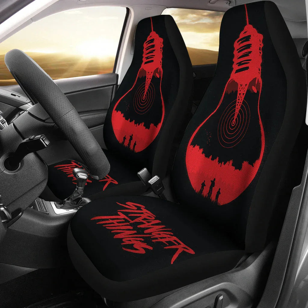 Stranger Things Car Seat Covers Car Accessories - PersonalizedFury