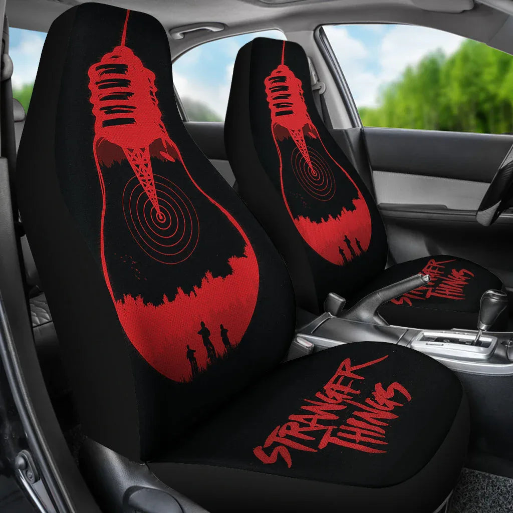 Stranger Things Car Seat Covers Car Accessories - PersonalizedFury