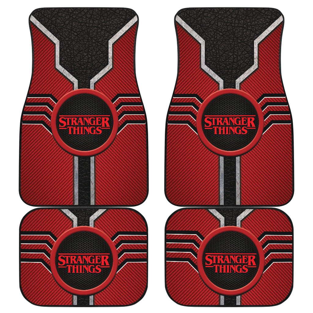 Stranger Things Logo Car Floor Mats Custom For Fans Ci230113-06a