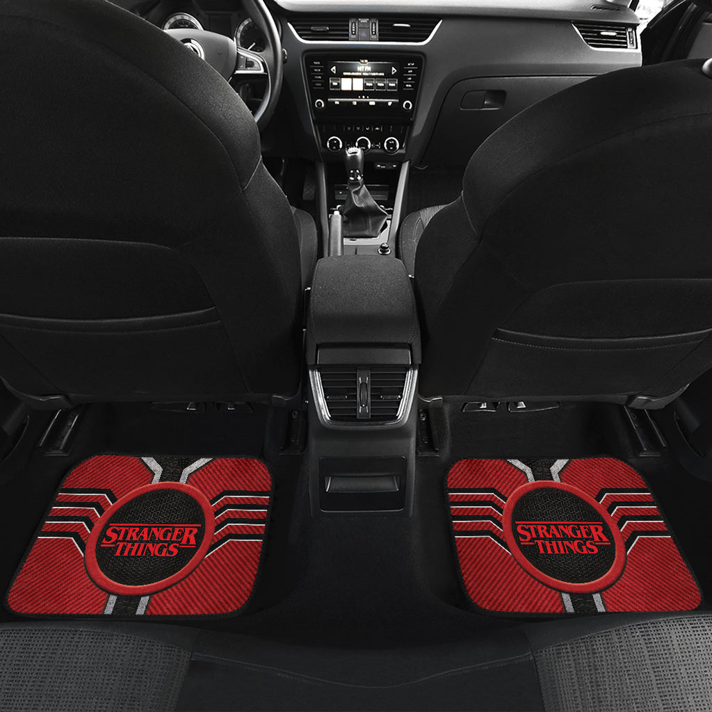 Stranger Things Logo Car Floor Mats Custom For Fans Ci230113-06a