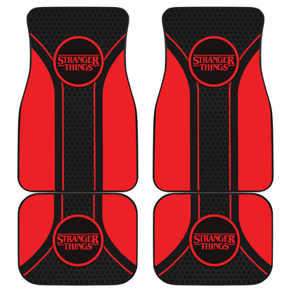 Stranger Things Logo Car Floor Mats Custom For Fans Ci230105-06a