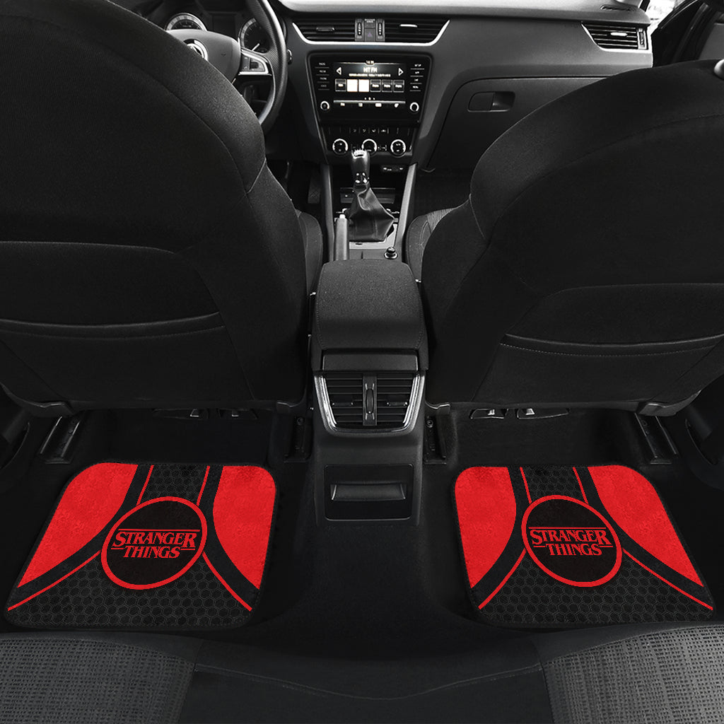 Stranger Things Logo Car Floor Mats Custom For Fans Ci230105-06a