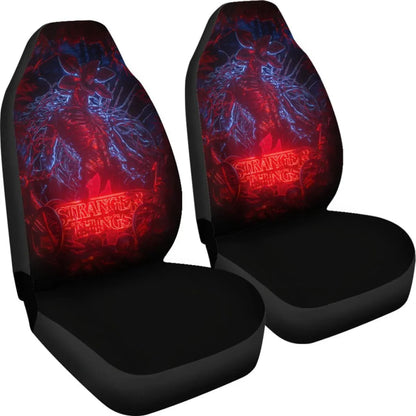 Stranger Things Seat Covers Amazing Best Gift Ideas Universal Fit - PersonalizedFury