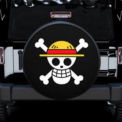Straw Hat Pirates Flag Custom One Piece Anime Car Spare Tire