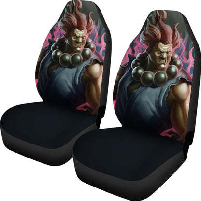 Street Fighter Akuma Art Car Seat Covers Amazing Gitf Universal Fit 173905