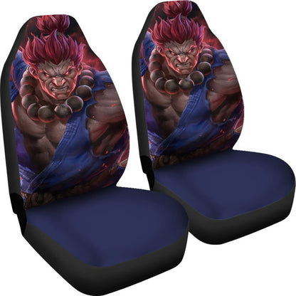 Street Fighter Art Akuma Car Seat Covers Amazing Gitf Universal Fit 173905