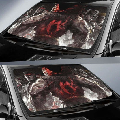 Street Fighter V Car Sun Shades 918b Universal Fit