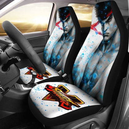 Street Fighter V Ryu Car Seat Covers For Gamer Mn05 Universal Fit 225721