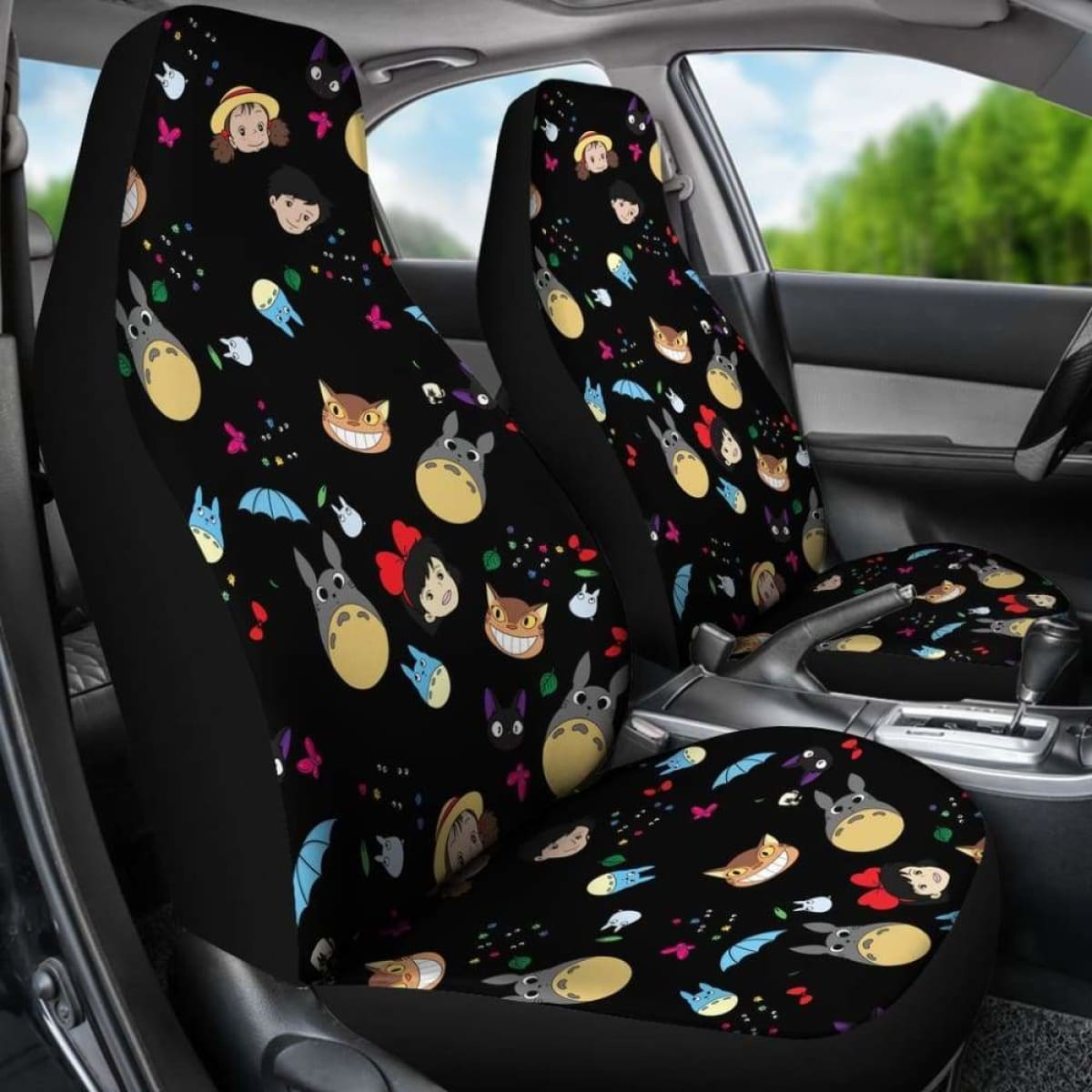 Studio Ghibli Car Seat Covers 1 Universal Fit 051012