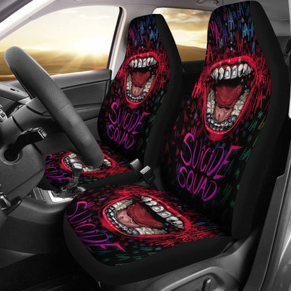 Suicide Squad Art Car Seat Covers Movie Fan Gift H031020 Universal Fit 225311