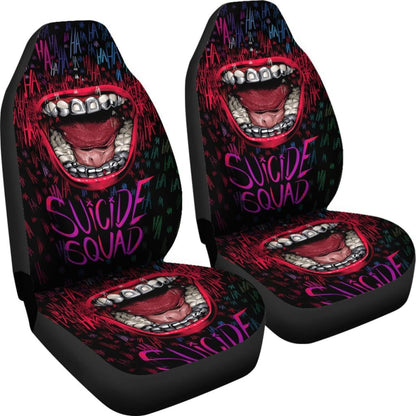 Suicide Squad Art Car Seat Covers Movie Fan Gift H031020 Universal Fit 225311
