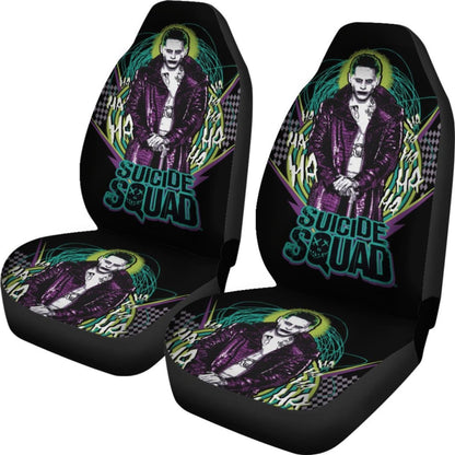 Suicide Squad Car Seat Covers Joker Villains Movie Fan Gift H031020 Universal Fit 225311