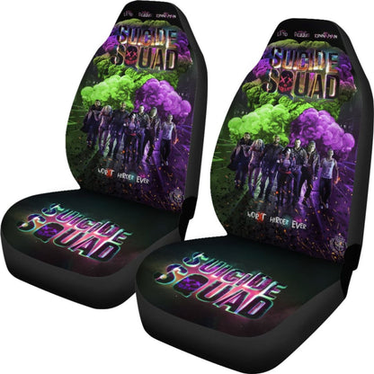Suicide Squad Car Seat Covers Movie Fan Gift H031020 Universal Fit 225311
