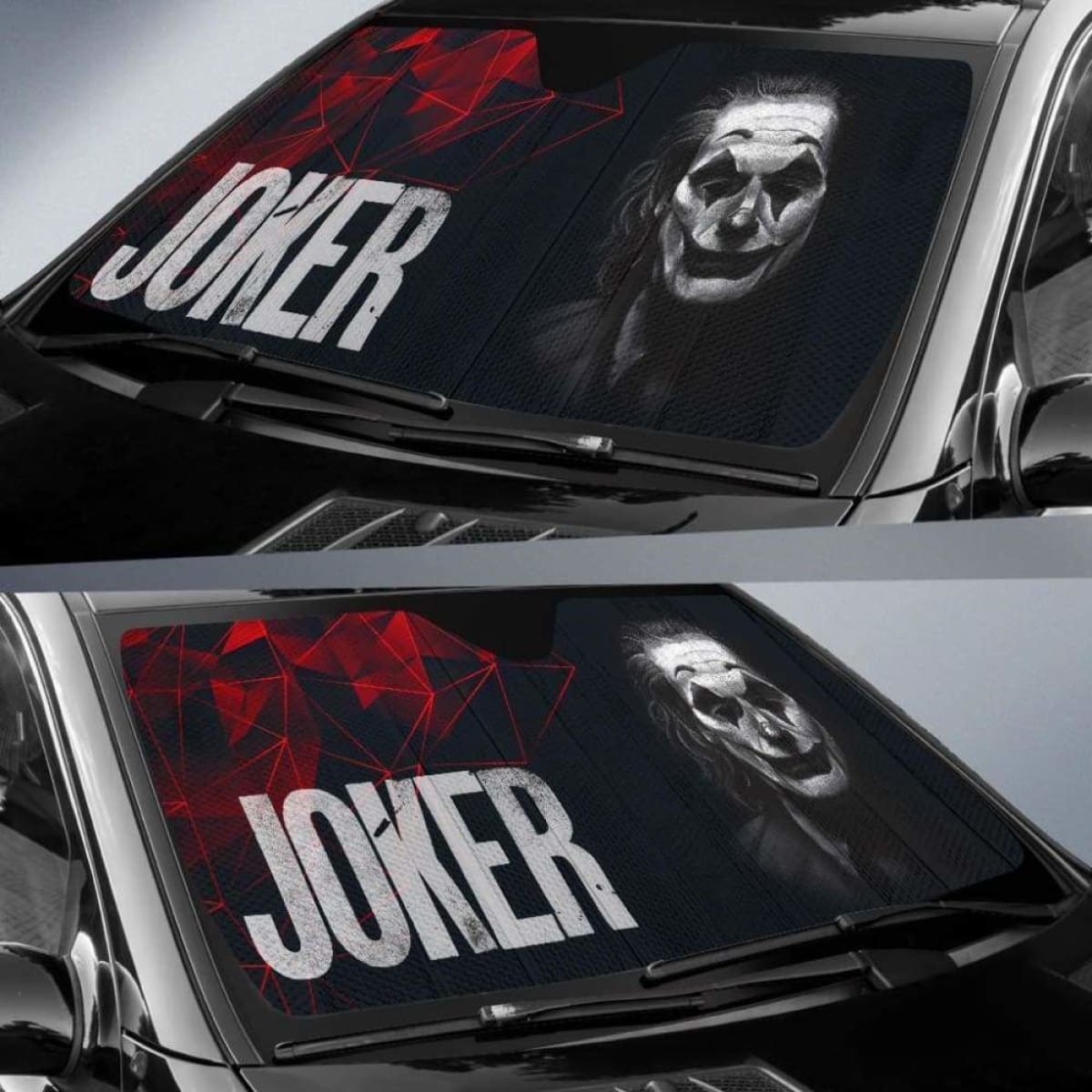 Suicide Squad Car Sun Shade Art Joker Movie Fan Gift Universal Fit 051012