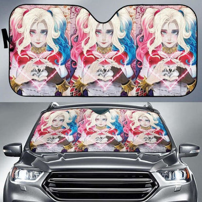 Suicide Squad Car Sun Shades Harley Quinn Movie Fan Gift Universal Fit 051012