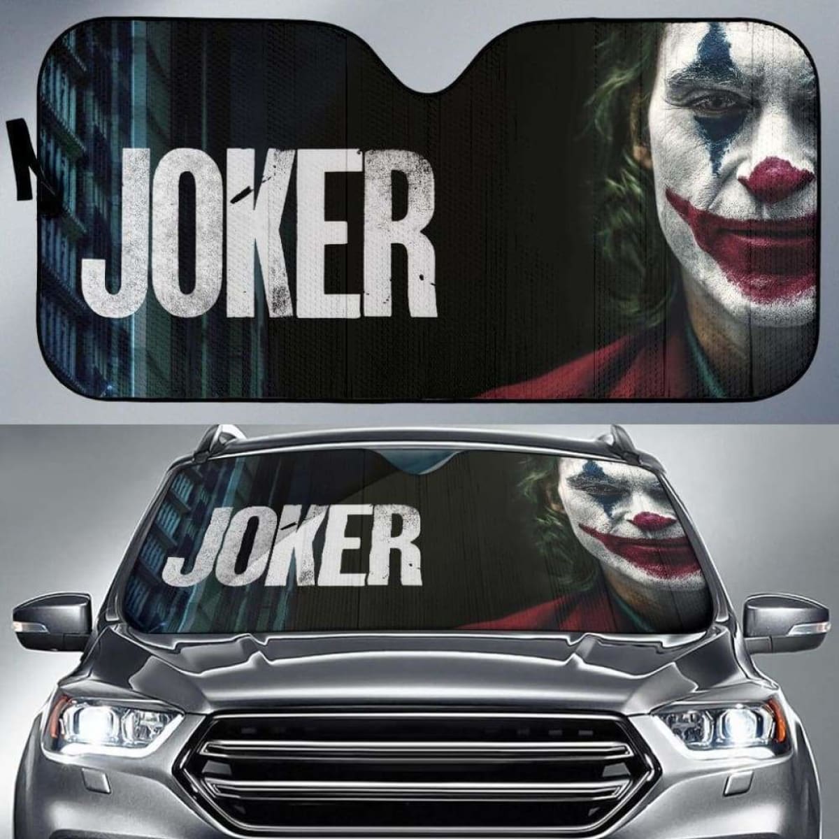 Suicide Squad Car Sun Shades Joker Movie Fan Gift Universal Fit 051012