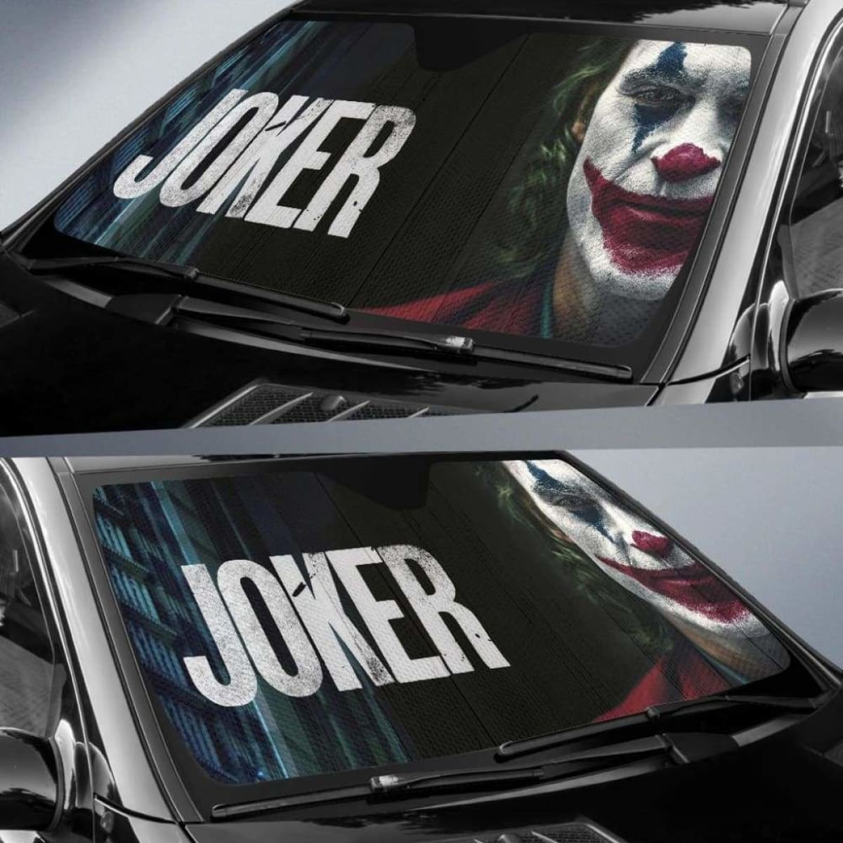 Suicide Squad Car Sun Shades Joker Movie Fan Gift Universal Fit 051012