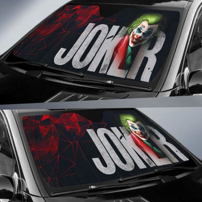 Suicide Squad Joker Car Sun Shades Movie Fan Gift Universal Fit 051012