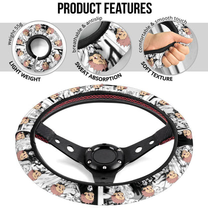 Sukuna Jujutsu Kaisen Anime Custom Car Steering Wheel Cover