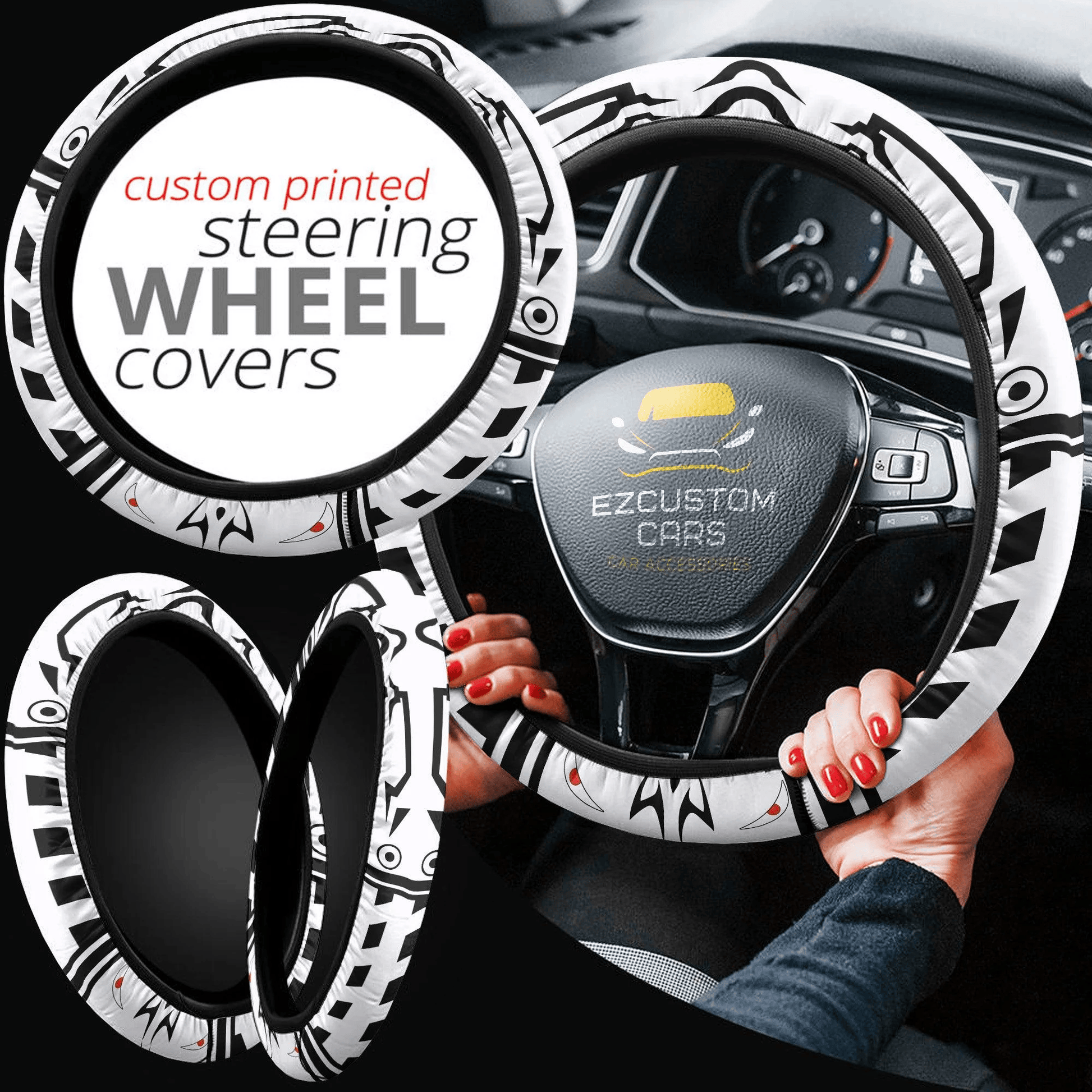 Sukuna Ryomen Car Accessories Custom Jujutsu Kaisen Anime Steering Wheel Cover