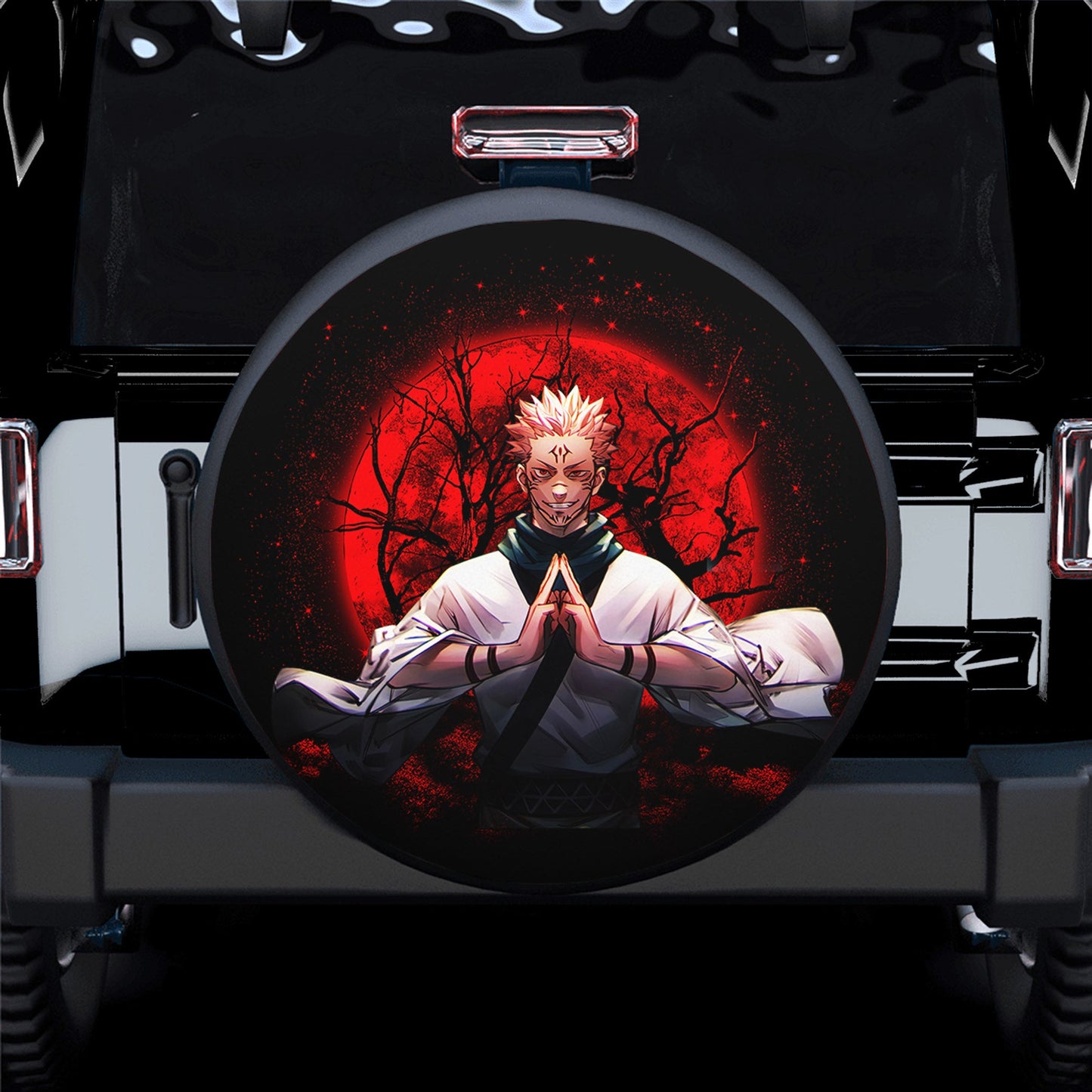Sukuna Wiki Jujutsu Kaisen Spare Tire Cover