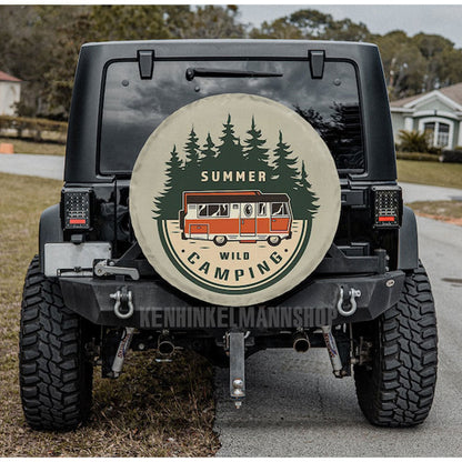 Summer Camping Jeep Car Spare Tire Cover