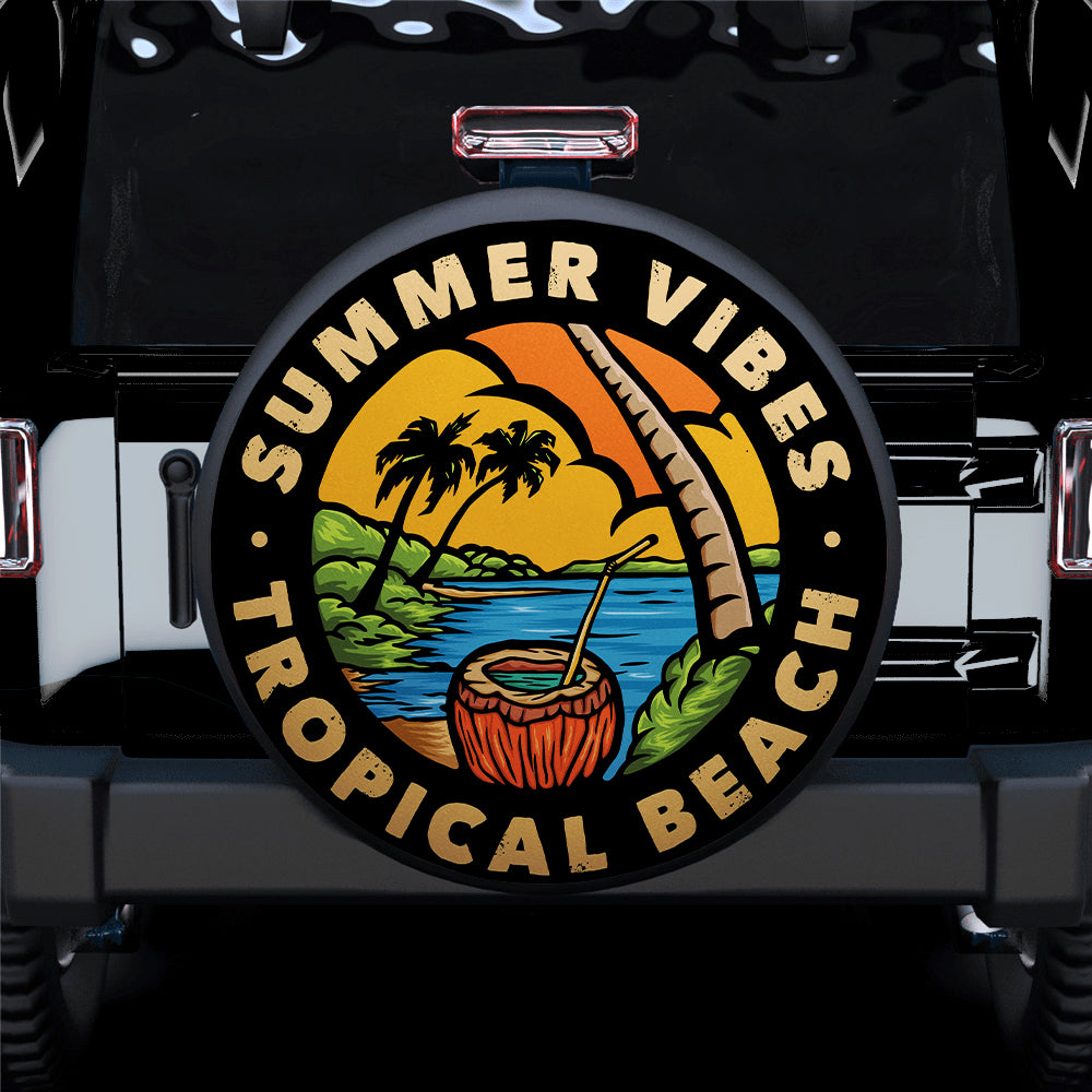 Summer Vibe Car Spare Tire Cover