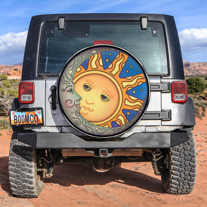 Sun And Moon Spare Tire Cover