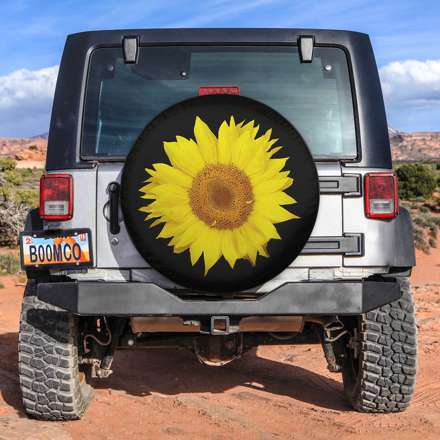 Sun Flower Spare Tire Cover