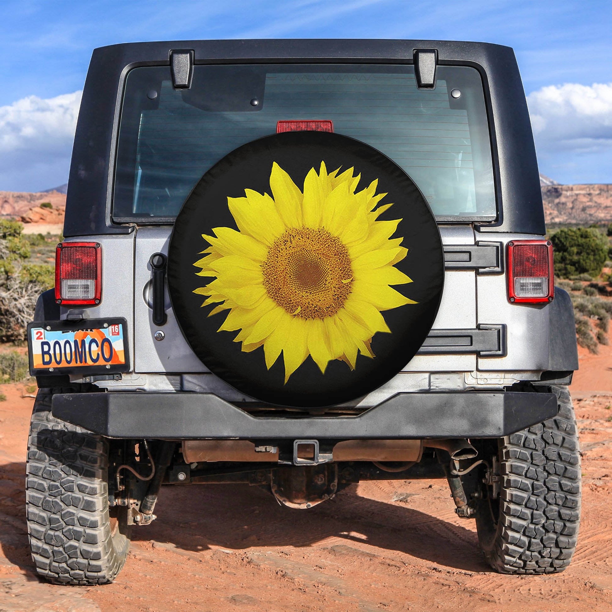 Sun Flower Spare Tire Cover