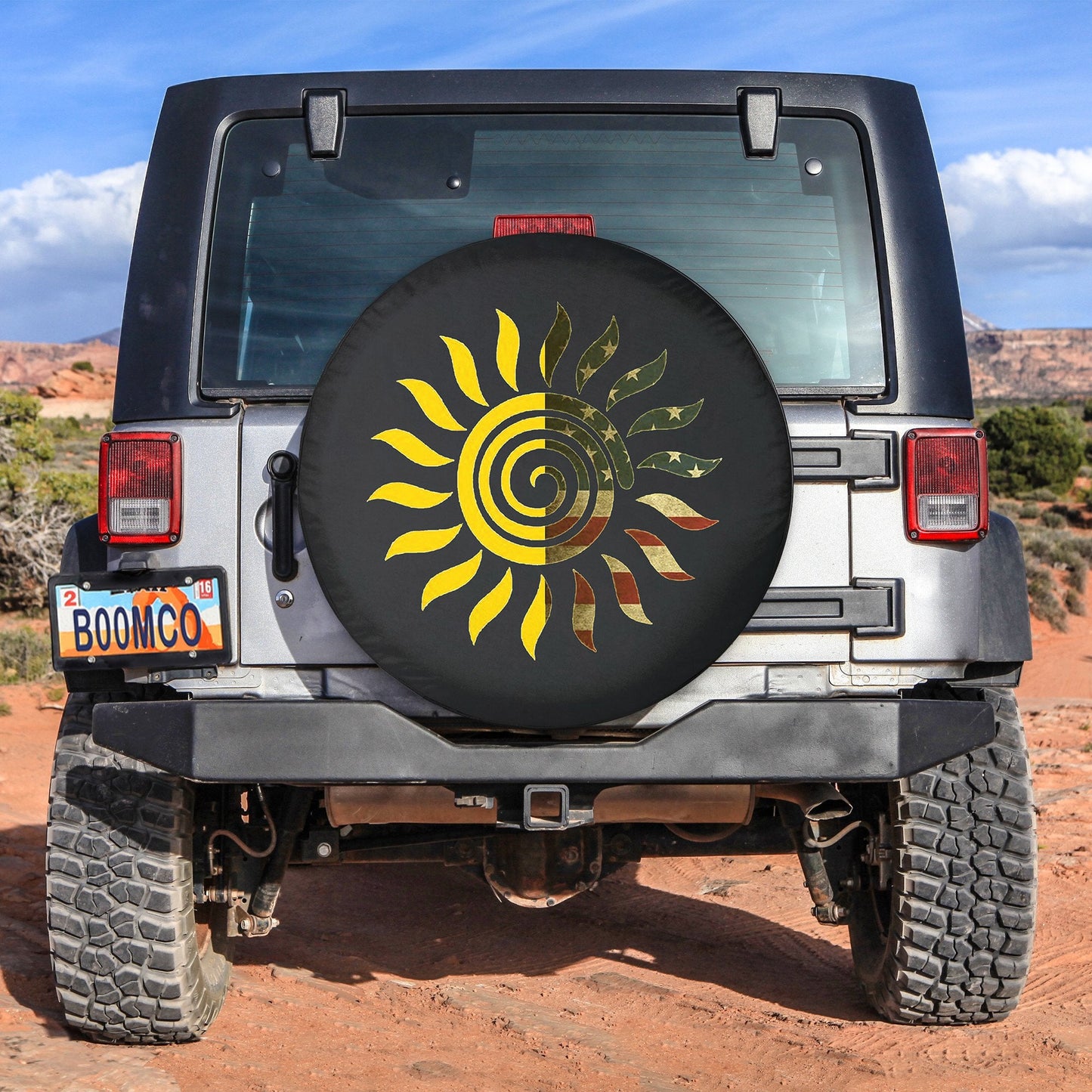 Sun Flower Spare Tire Cover