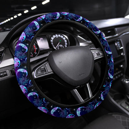 Sun Moon Celestial Car Steering Wheel Cover