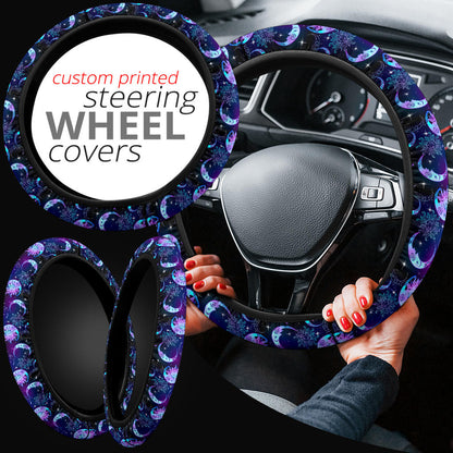 Sun Moon Celestial Car Steering Wheel Cover