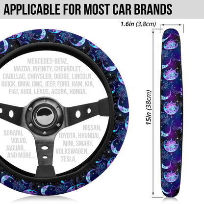 Sun Moon Celestial Car Steering Wheel Cover