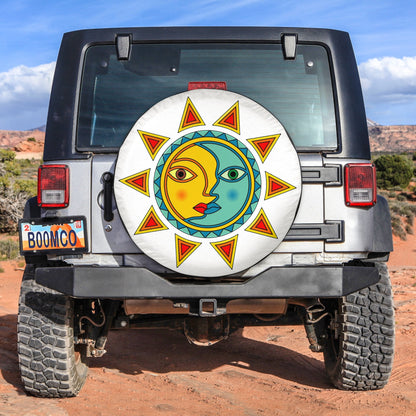 Sun Moon Png Sun Spare Tire Cover