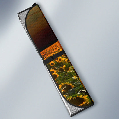 Sunflower Art  Car Auto Sun Shades Windshield Accessories Decor Gift