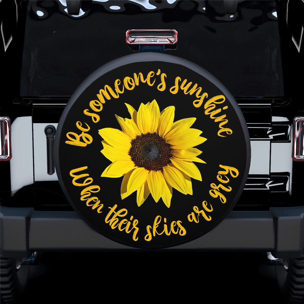 Sunflower Be Someones Sunshine Car Spare Tire